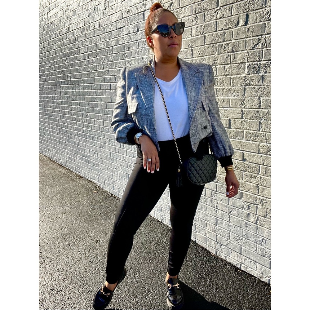 Vintage Tweed Crop Jacket